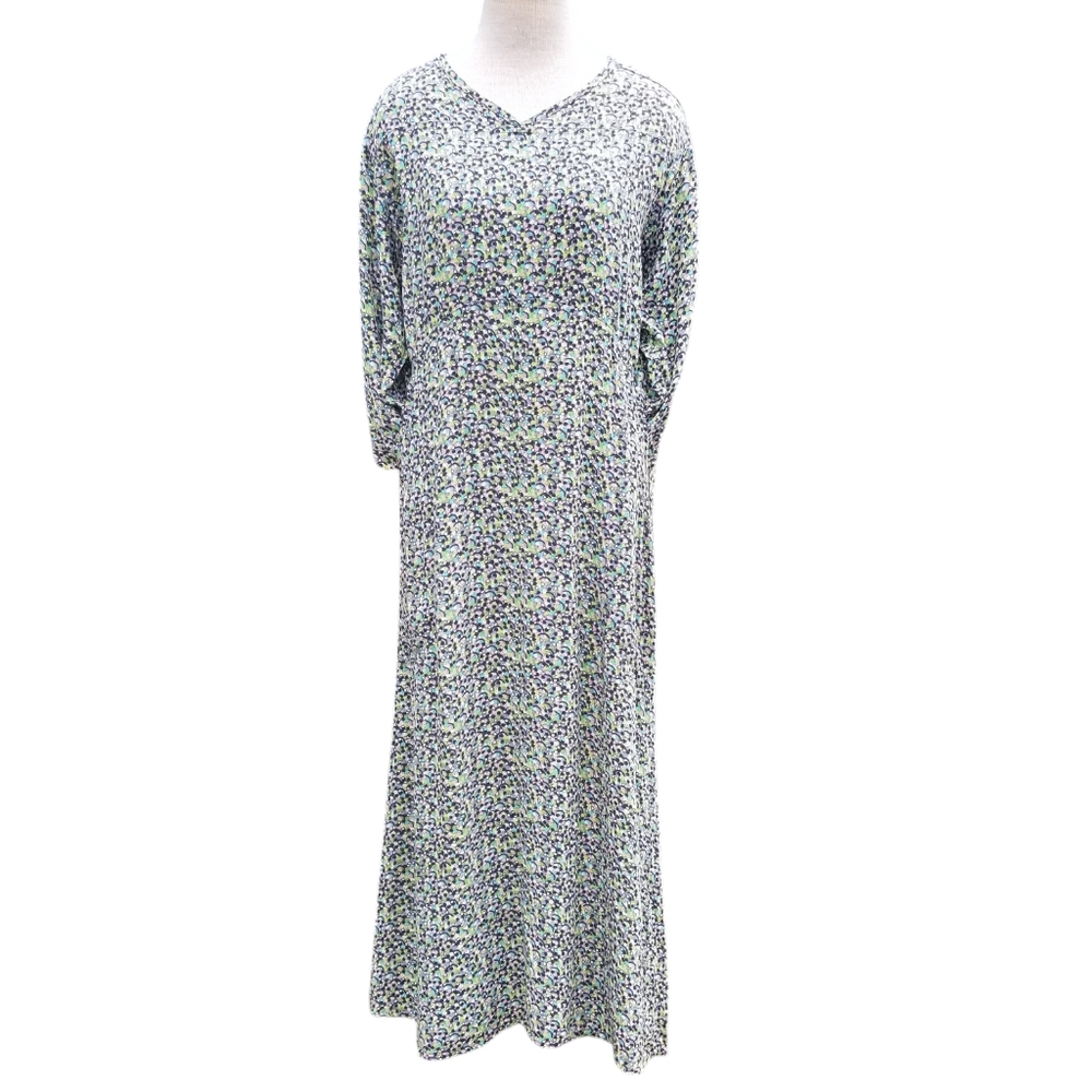 Angelheart Designs Dress Small Maxi Lagenlook Jeanne Engleheart Vintage USA
